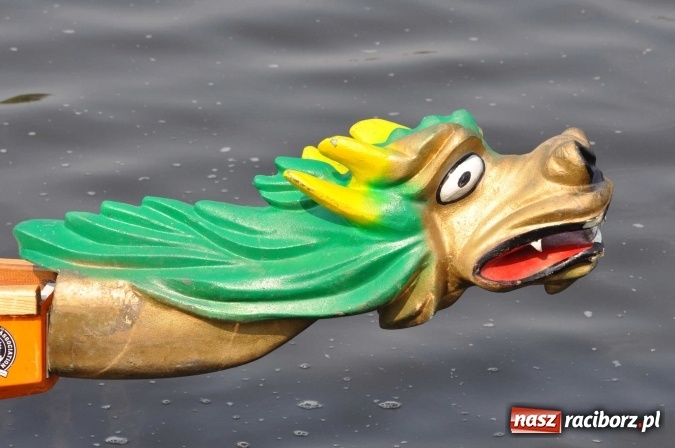 Zdjęcie w galerii na portalu naszraciborz.pl: Zobacz jak Czesi ożywiają Odrę. W Chałupkach-Boguminie zorganizowano czwarte już wyścigi smoczych łodzi wiadomości z regionu