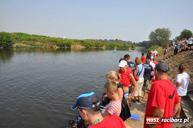 Zdjęcie w galerii na portalu naszraciborz.pl: Zobacz jak Czesi ożywiają Odrę. W Chałupkach-Boguminie zorganizowano czwarte już wyścigi smoczych łodzi wiadomości z regionu