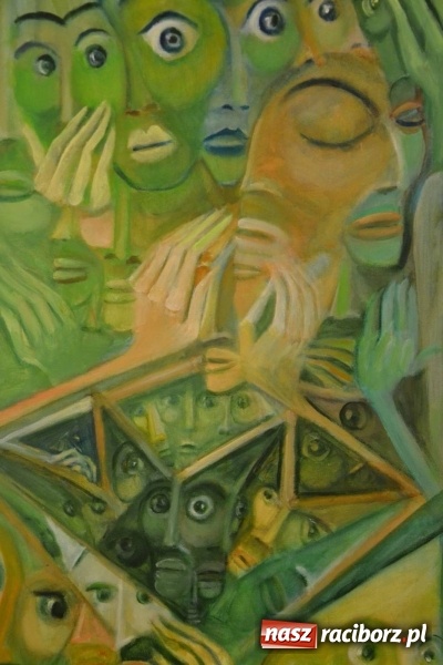 Zdjęcie w galerii na portalu naszraciborz.pl: Wakacje z duchami - wernisaż malarstwa Pauliny Knyziak-Niezgodzkiej na zamku  wiadomości z regionu