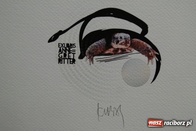 Zdjęcie w galerii na portalu naszraciborz.pl: Exlibris w Gminnej Bibliotece Publicznej w Nędzy  wiadomości z regionu