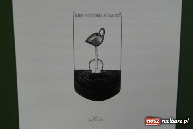 Zdjęcie w galerii na portalu naszraciborz.pl: Exlibris w Gminnej Bibliotece Publicznej w Nędzy  wiadomości z regionu