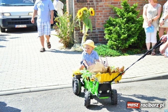 Zdjęcie w galerii na portalu naszraciborz.pl: Dożynki 2015 - barwny korow&oacute;d przeszedł ulicami Wojnowic wiadomości z regionu
