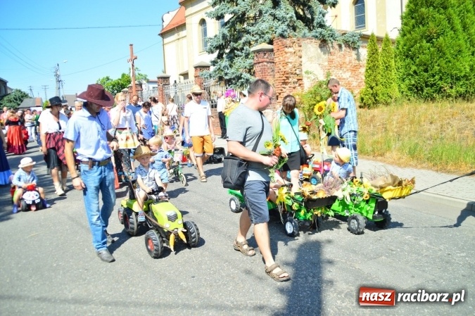 Zdjęcie w galerii na portalu naszraciborz.pl: Dożynki 2015 - barwny korow&oacute;d przeszedł ulicami Wojnowic wiadomości z regionu