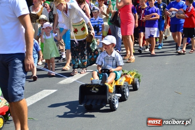 Zdjęcie w galerii na portalu naszraciborz.pl: Dożynki 2015 - barwny korow&oacute;d przeszedł ulicami Wojnowic wiadomości z regionu