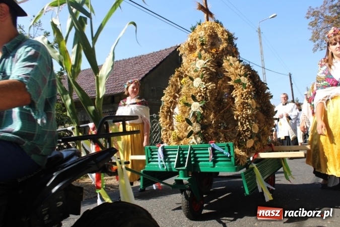 Zdjęcie w galerii na portalu naszraciborz.pl: Dożynki 2015 - w Sławikowie Te Deum za zbiory wiadomości z regionu