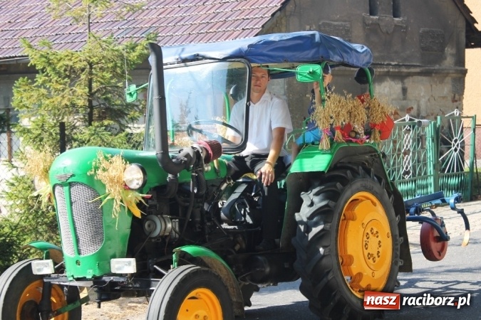 Zdjęcie w galerii na portalu naszraciborz.pl: Dożynki 2015 - w Sławikowie Te Deum za zbiory wiadomości z regionu