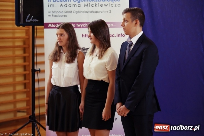 Zdjęcie w galerii na portalu naszraciborz.pl: II LO wsp&oacute;łorganizatorem tegorocznej Powiatowej Inauguracji Roku Szkolnego wiadomości z regionu