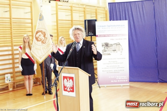 Zdjęcie w galerii na portalu naszraciborz.pl: II LO wsp&oacute;łorganizatorem tegorocznej Powiatowej Inauguracji Roku Szkolnego wiadomości z regionu