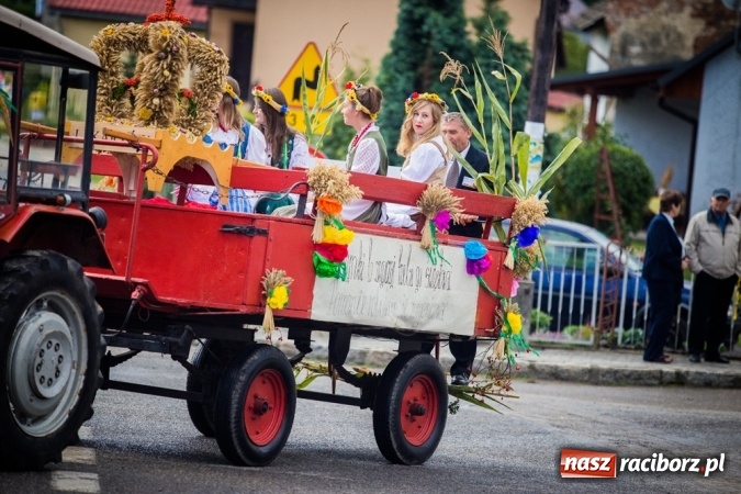 Zdjęcie w galerii na portalu naszraciborz.pl: Dożynki 2015 - barwny korowód w Krowiarkach wiadomości z regionu