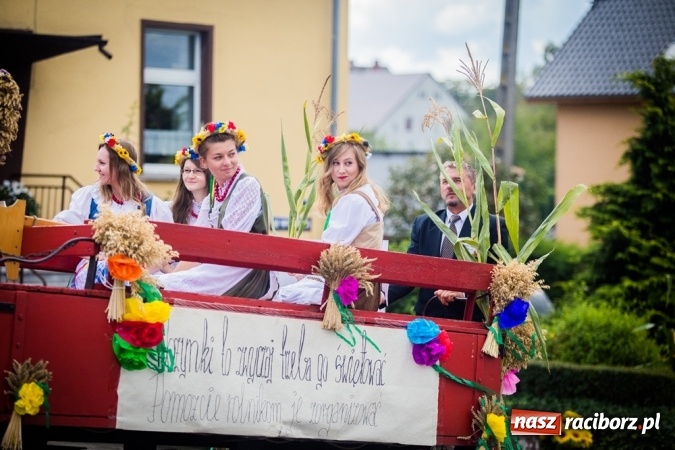 Zdjęcie w galerii na portalu naszraciborz.pl: Dożynki 2015 - barwny korowód w Krowiarkach wiadomości z regionu
