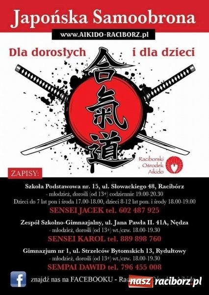 Zdjęcie w galerii na portalu naszraciborz.pl: Nauka i rozw&oacute;j dla Ciebie i Twojego dziecka dzięki aikido. Raciborski Ośrodek Aikido zaprasza na zajęcia! wiadomości z regionu