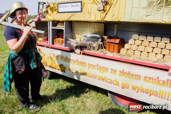 Zdjęcie w galerii na portalu naszraciborz.pl: Dożynki 2015 - złoty pociąg w Samborowicach wiadomości z regionu