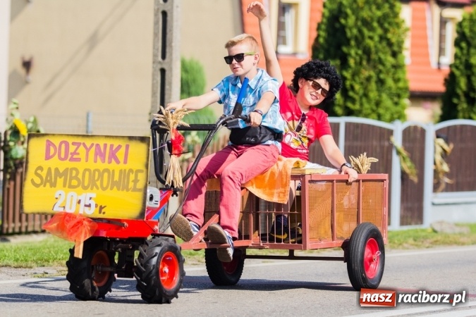 Zdjęcie w galerii na portalu naszraciborz.pl: Dożynki 2015 - złoty pociąg w Samborowicach wiadomości z regionu