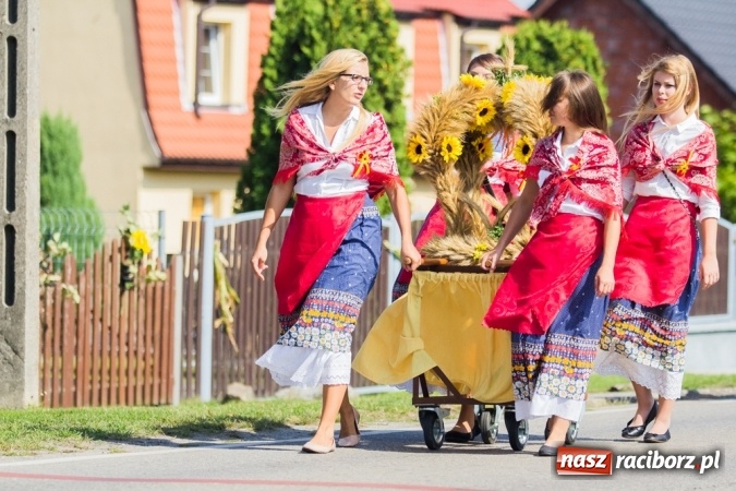 Zdjęcie w galerii na portalu naszraciborz.pl: Dożynki 2015 - złoty pociąg w Samborowicach wiadomości z regionu