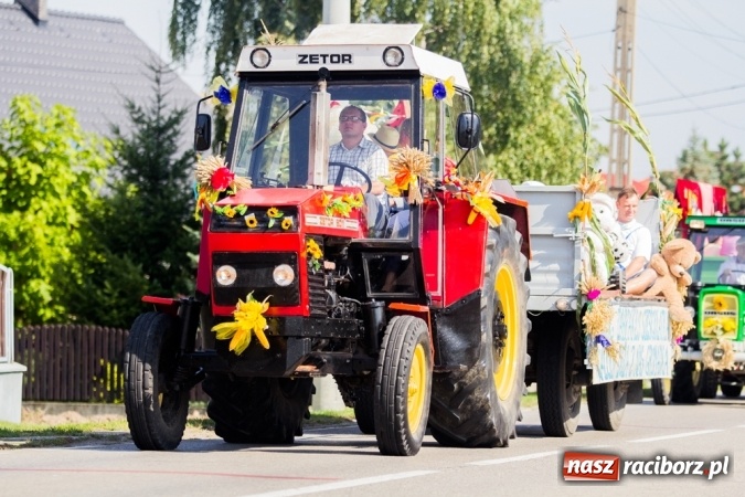 Zdjęcie w galerii na portalu naszraciborz.pl: Dożynki 2015 - złoty pociąg w Samborowicach wiadomości z regionu