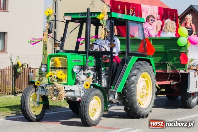 Zdjęcie w galerii na portalu naszraciborz.pl: Dożynki 2015 - złoty pociąg w Samborowicach wiadomości z regionu
