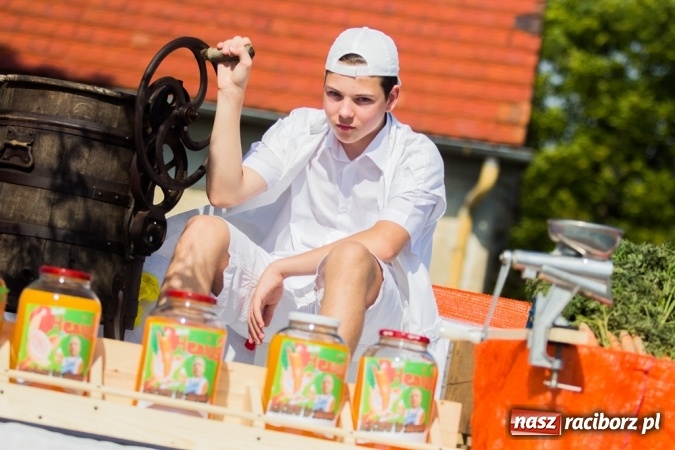 Zdjęcie w galerii na portalu naszraciborz.pl: Dożynki 2015 - złoty pociąg w Samborowicach wiadomości z regionu