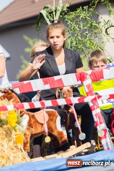 Zdjęcie w galerii na portalu naszraciborz.pl: Dożynki 2015 - złoty pociąg w Samborowicach wiadomości z regionu