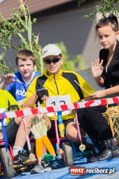 Zdjęcie w galerii na portalu naszraciborz.pl: Dożynki 2015 - złoty pociąg w Samborowicach wiadomości z regionu