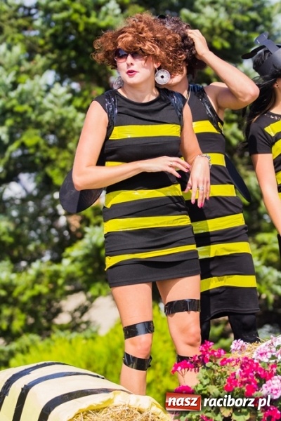 Zdjęcie w galerii na portalu naszraciborz.pl: Dożynki 2015 - złoty pociąg w Samborowicach wiadomości z regionu