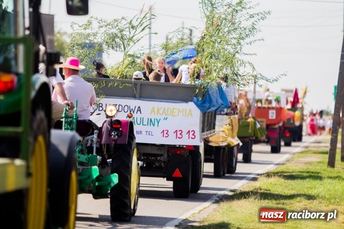 Zdjęcie w galerii na portalu naszraciborz.pl: Dożynki 2015 - złoty pociąg w Samborowicach wiadomości z regionu