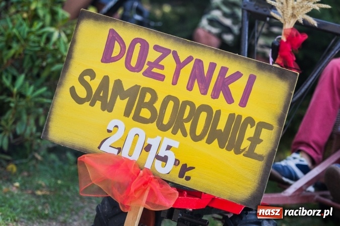 Zdjęcie w galerii na portalu naszraciborz.pl: Dożynki 2015 - złoty pociąg w Samborowicach wiadomości z regionu