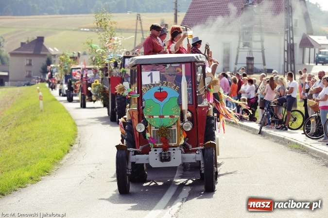 Zdjęcie w galerii na portalu naszraciborz.pl: Dożynki 2015 - W Owsiszczach z wielką pompą. Obszerna fotorelacja - korowód i występy wiadomości z regionu