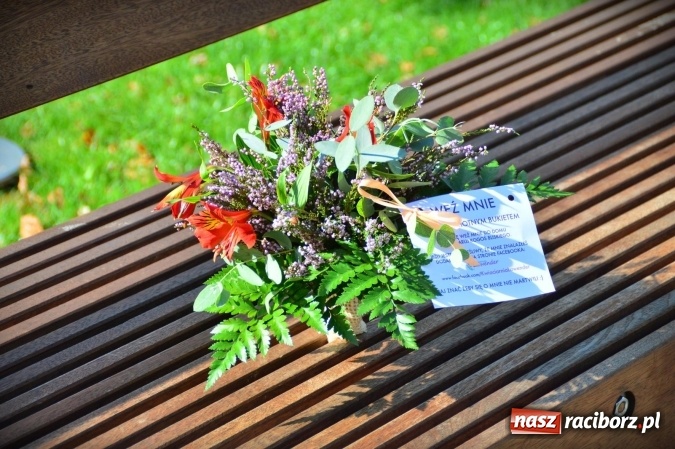 Zdjęcie w galerii na portalu naszraciborz.pl: Tajemnicze bukieciki ozdobiły Racibórz wiadomości z regionu