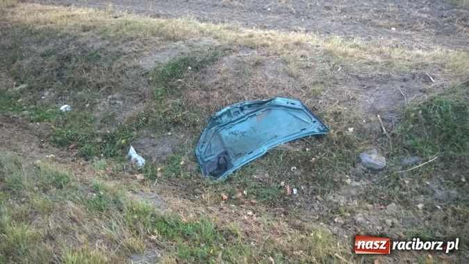 Zdjęcie w galerii na portalu naszraciborz.pl: Wypadek na drodze Racibórz-Lubomia! wiadomości z regionu