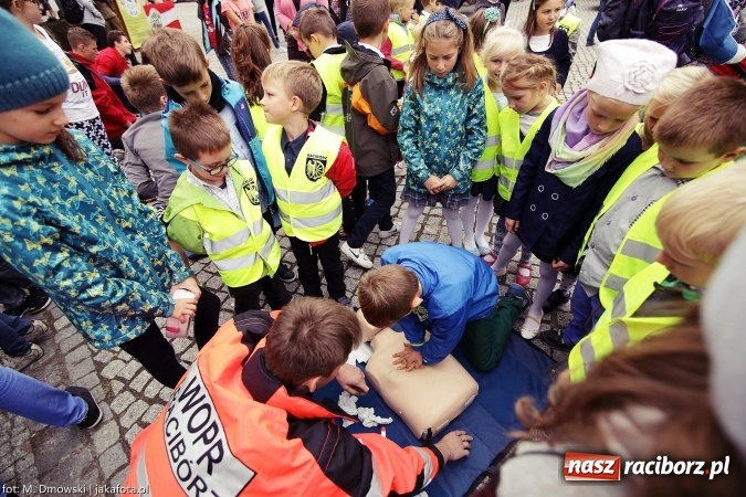 Zdjęcie w galerii na portalu naszraciborz.pl: Piknik militarny na zamku - uczniowie ZSOMS złożyli ślubowanie wiadomości z regionu