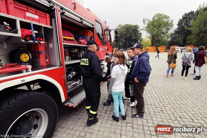 Zdjęcie w galerii na portalu naszraciborz.pl: Piknik militarny na zamku - uczniowie ZSOMS złożyli ślubowanie wiadomości z regionu