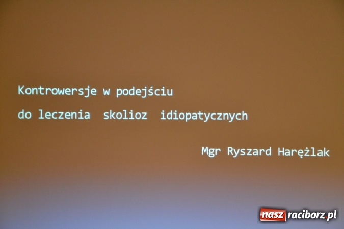 Zdjęcie w galerii na portalu naszraciborz.pl: Korygowanie wad postawy - konferencja na zamku  wiadomości z regionu