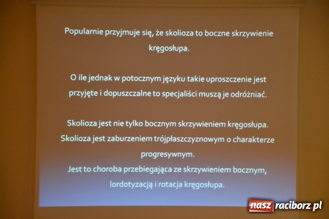 Zdjęcie w galerii na portalu naszraciborz.pl: Korygowanie wad postawy - konferencja na zamku  wiadomości z regionu