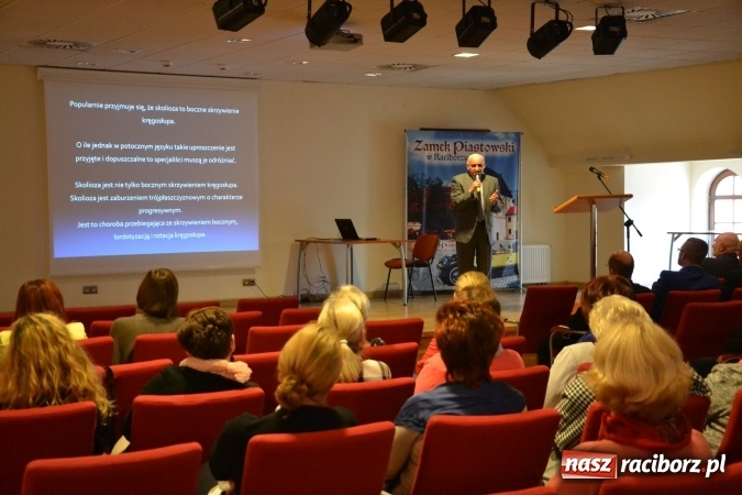 Zdjęcie w galerii na portalu naszraciborz.pl: Korygowanie wad postawy - konferencja na zamku  wiadomości z regionu