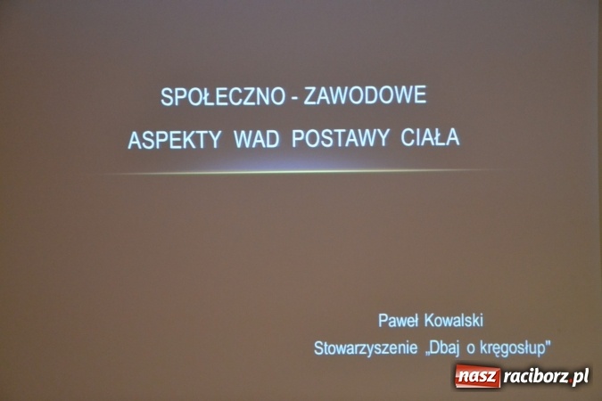 Zdjęcie w galerii na portalu naszraciborz.pl: Korygowanie wad postawy - konferencja na zamku  wiadomości z regionu