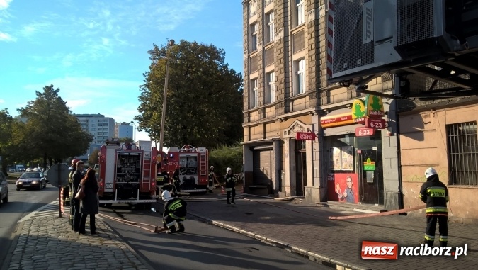 Zdjęcie w galerii na portalu naszraciborz.pl: Pożar mieszkania w kamienicy przy Opawskiej wiadomości z regionu