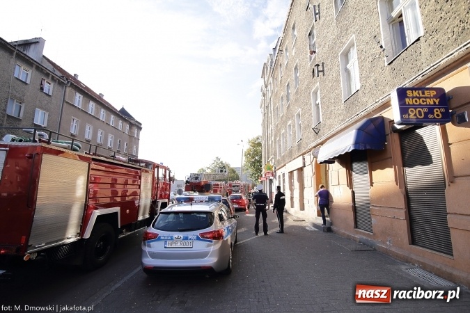 Zdjęcie w galerii na portalu naszraciborz.pl: Pożar mieszkania w kamienicy przy Opawskiej wiadomości z regionu