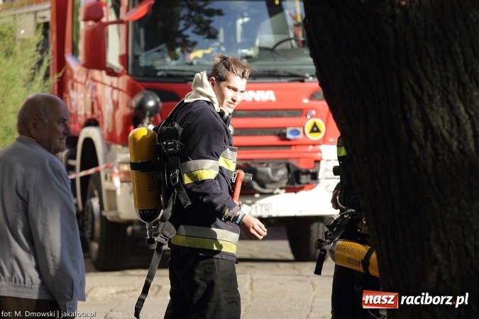 Zdjęcie w galerii na portalu naszraciborz.pl: Pożar mieszkania w kamienicy przy Opawskiej wiadomości z regionu