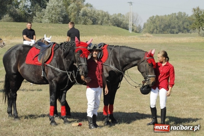 Zdjęcie w galerii na portalu naszraciborz.pl: Piękne amazonki na koniach, czyli Hubertus 2015 na polach na Ostrogu wiadomości z regionu