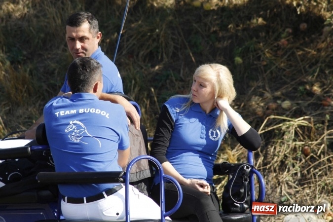 Zdjęcie w galerii na portalu naszraciborz.pl: Piękne amazonki na koniach, czyli Hubertus 2015 na polach na Ostrogu wiadomości z regionu