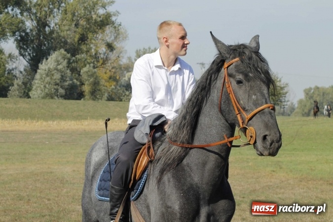 Zdjęcie w galerii na portalu naszraciborz.pl: Piękne amazonki na koniach, czyli Hubertus 2015 na polach na Ostrogu wiadomości z regionu