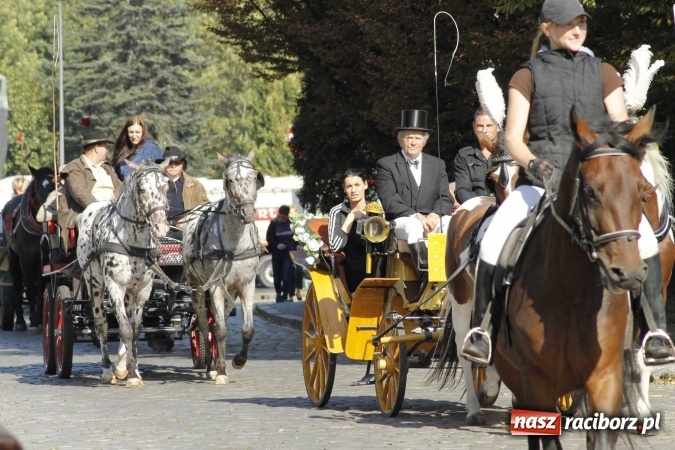 Zdjęcie w galerii na portalu naszraciborz.pl: Piękne amazonki na koniach, czyli Hubertus 2015 na polach na Ostrogu wiadomości z regionu