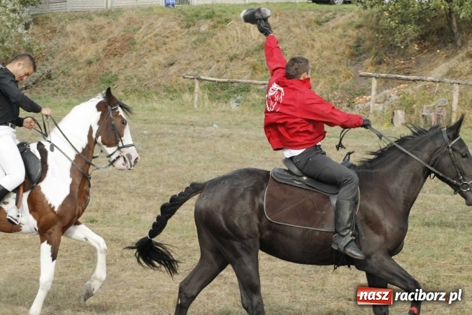 Zdjęcie w galerii na portalu naszraciborz.pl: Piękne amazonki na koniach, czyli Hubertus 2015 na polach na Ostrogu wiadomości z regionu