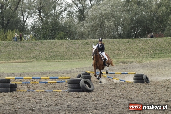 Zdjęcie w galerii na portalu naszraciborz.pl: Piękne amazonki na koniach, czyli Hubertus 2015 na polach na Ostrogu wiadomości z regionu