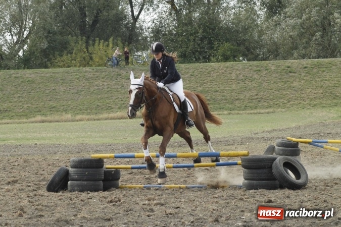 Zdjęcie w galerii na portalu naszraciborz.pl: Piękne amazonki na koniach, czyli Hubertus 2015 na polach na Ostrogu wiadomości z regionu
