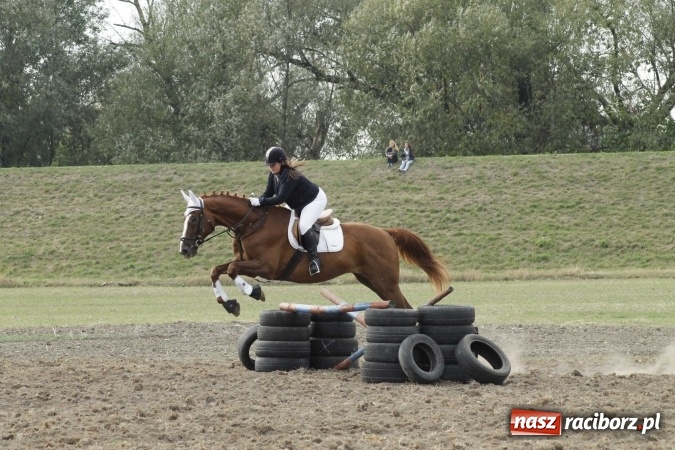 Zdjęcie w galerii na portalu naszraciborz.pl: Piękne amazonki na koniach, czyli Hubertus 2015 na polach na Ostrogu wiadomości z regionu