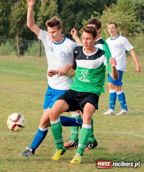 Zdjęcie w galerii na portalu naszraciborz.pl: Atomowy strzał Grzegorza Morica zapewnił Jankowicom komplet punktów wiadomości z regionu