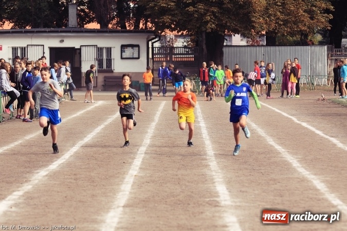 Zdjęcie w galerii na portalu naszraciborz.pl: Sport szkolny. Lekkoatletyczna Olimpiada na stadionie PWSZ wiadomości z regionu