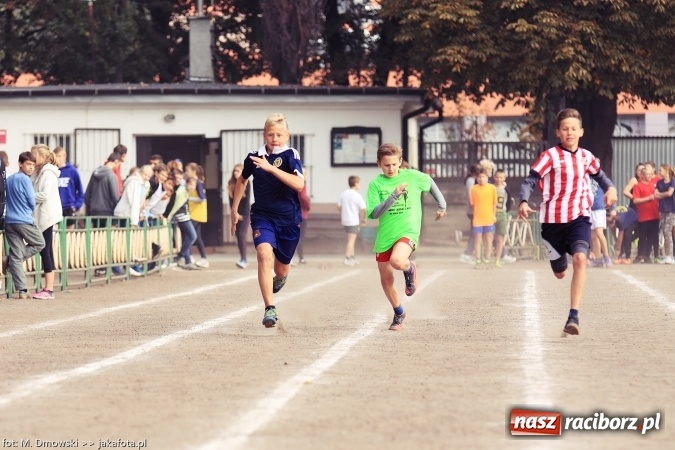 Zdjęcie w galerii na portalu naszraciborz.pl: Sport szkolny. Lekkoatletyczna Olimpiada na stadionie PWSZ wiadomości z regionu