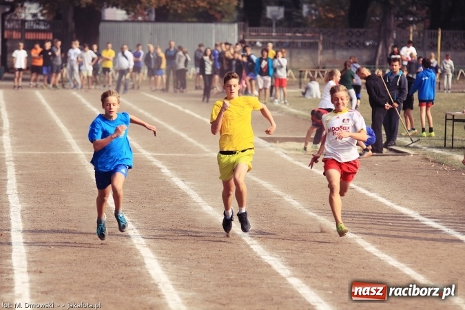 Zdjęcie w galerii na portalu naszraciborz.pl: Sport szkolny. Lekkoatletyczna Olimpiada na stadionie PWSZ wiadomości z regionu
